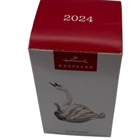 Vtg 2024 Hallmark Keepsake Ornament Mute Swan Beauty of Birds QGO2564 - Picture 15 of 15